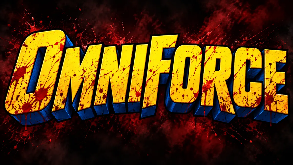 Invincible Font Generator sample showing Omniforce